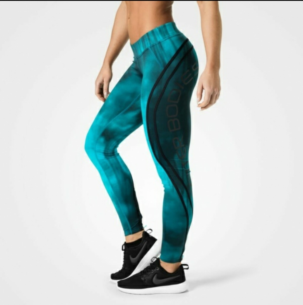 Better Bodies Grunge Teal Workout Tights
